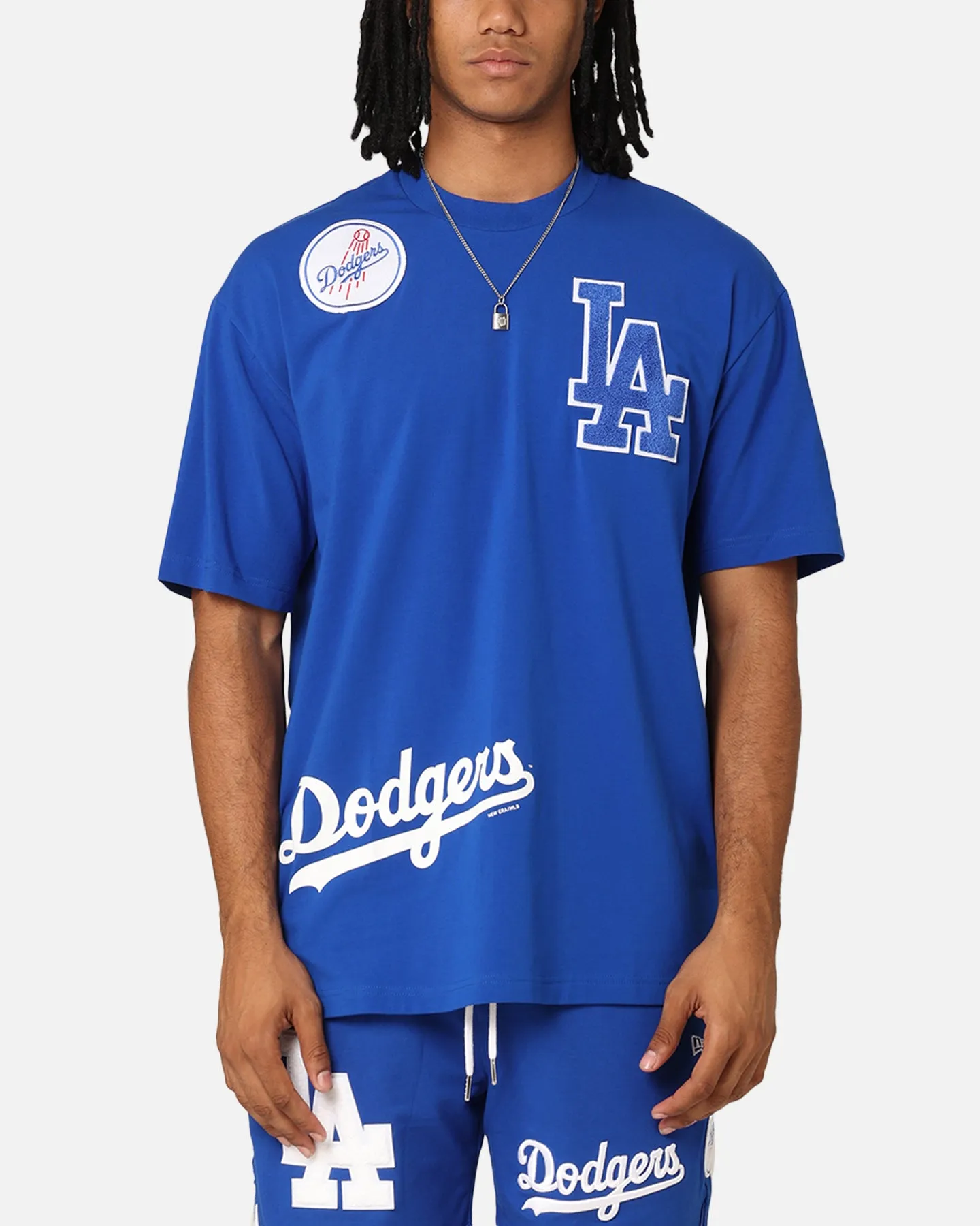 Everyday Fashion Look UltraLightweight New Era Los Angeles Dodgers T-Shirt Bright Royal