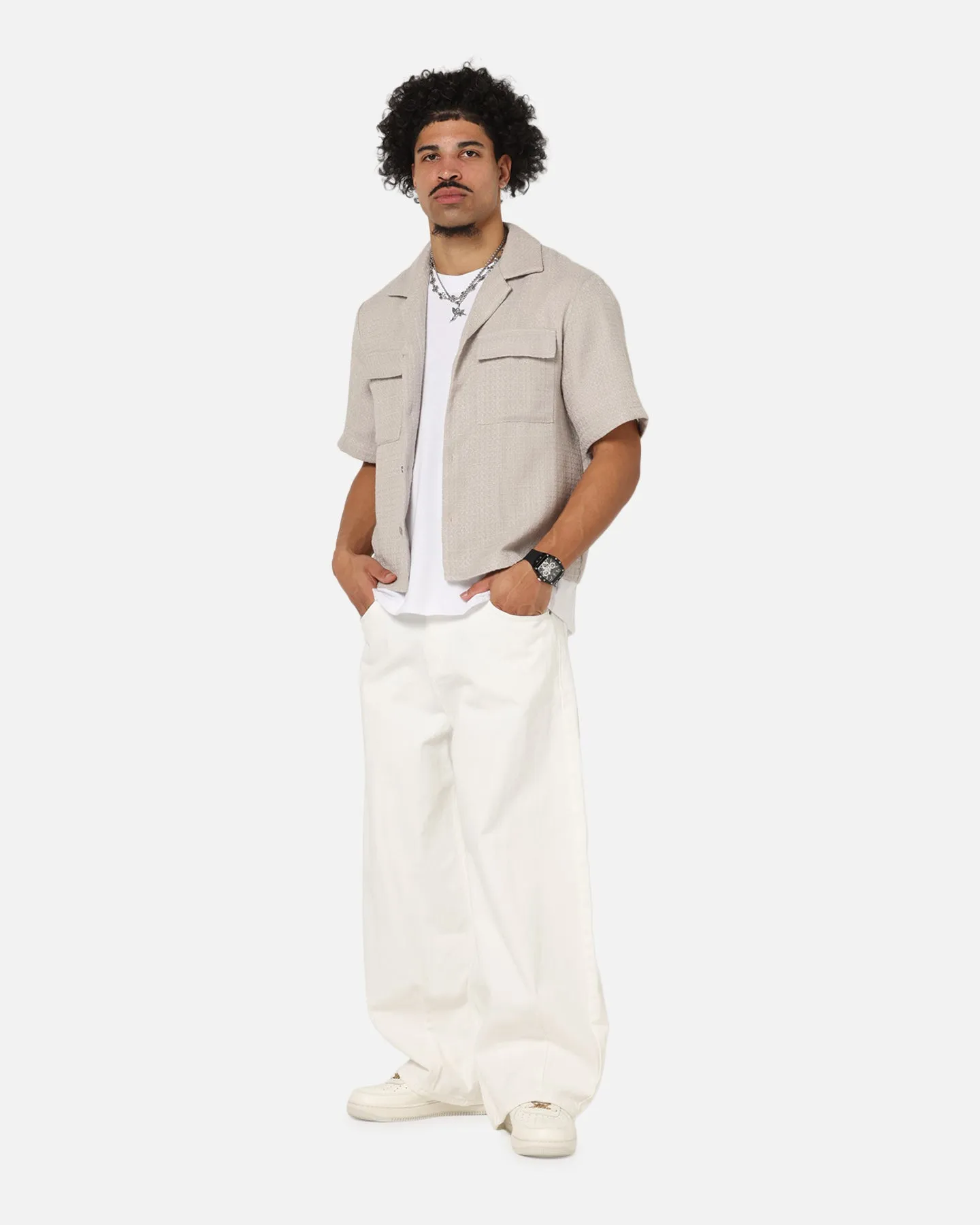 Wardrobe Essential ComfortFit XXIII Balloon Jeans Off White