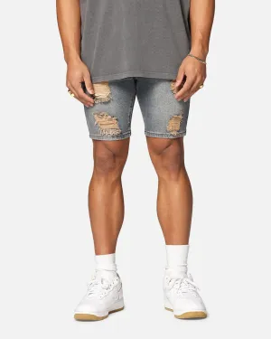 Saint Morta Dynasty Thrash V2 Denim Shorts Dirty Denim teenagers