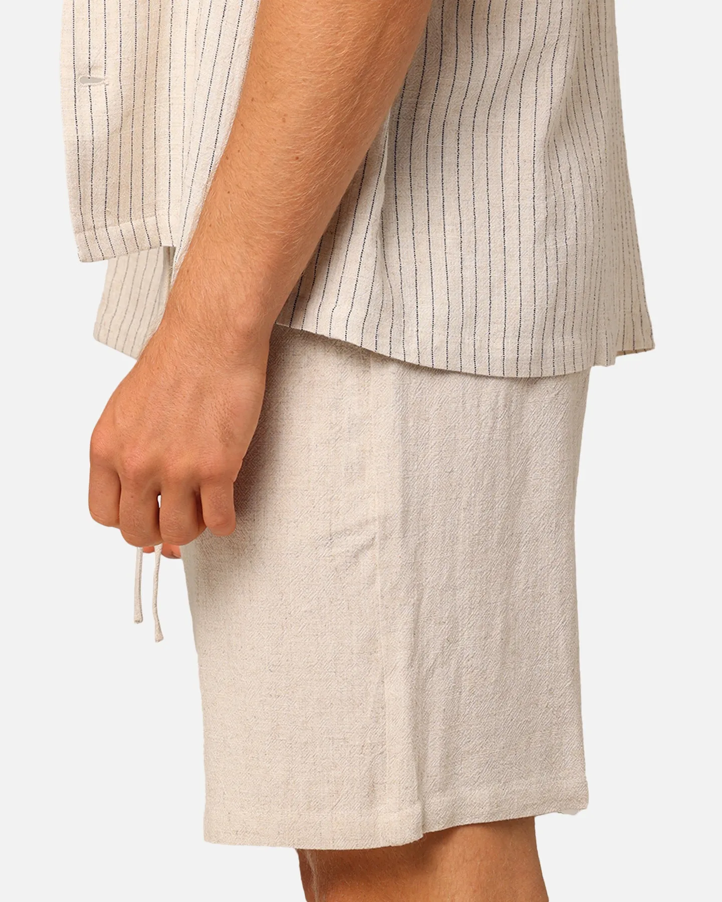 XXIII Ezrah Linen Shorts Oatmeal Father's Day gift
