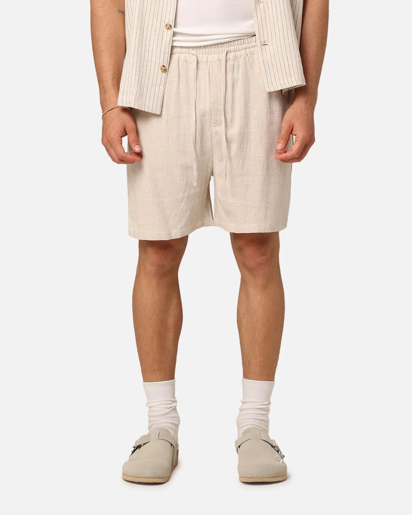 Outdoor Activity XXIII Ezrah Linen Shorts Oatmeal