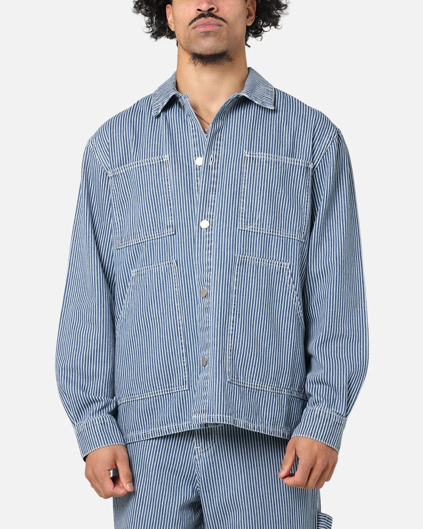 XXIII Striped Work Jacket Navy Stripe shopping