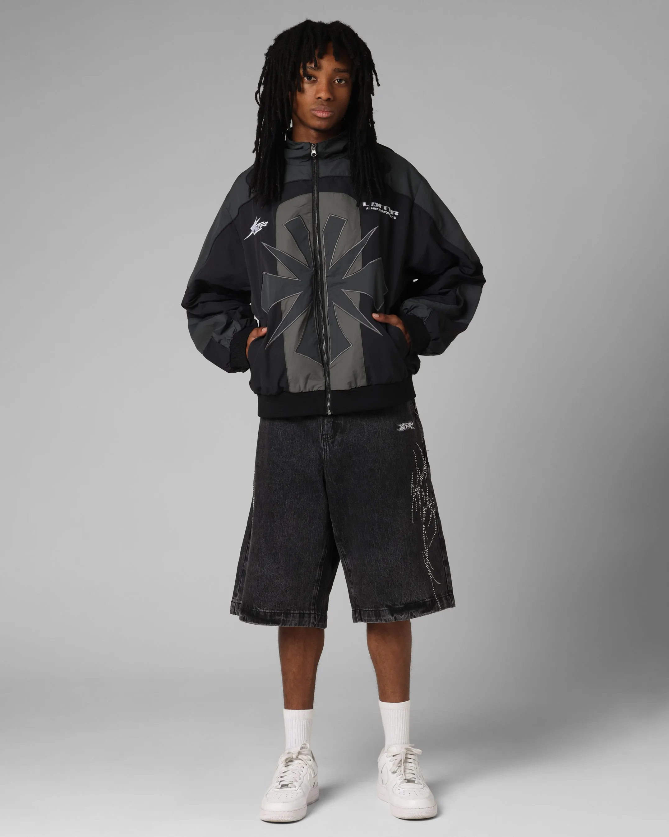 Loiter Club Classic Track Jacket Black Forest