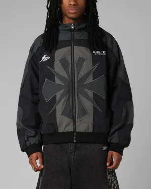 Loiter Club Classic Track Jacket Black Wind Safe Cool Ready