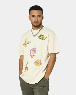 Cashmere combination Best Seller Mitchell & Ness Los Angeles Lakers Flight T-Shirt Faded Khaki