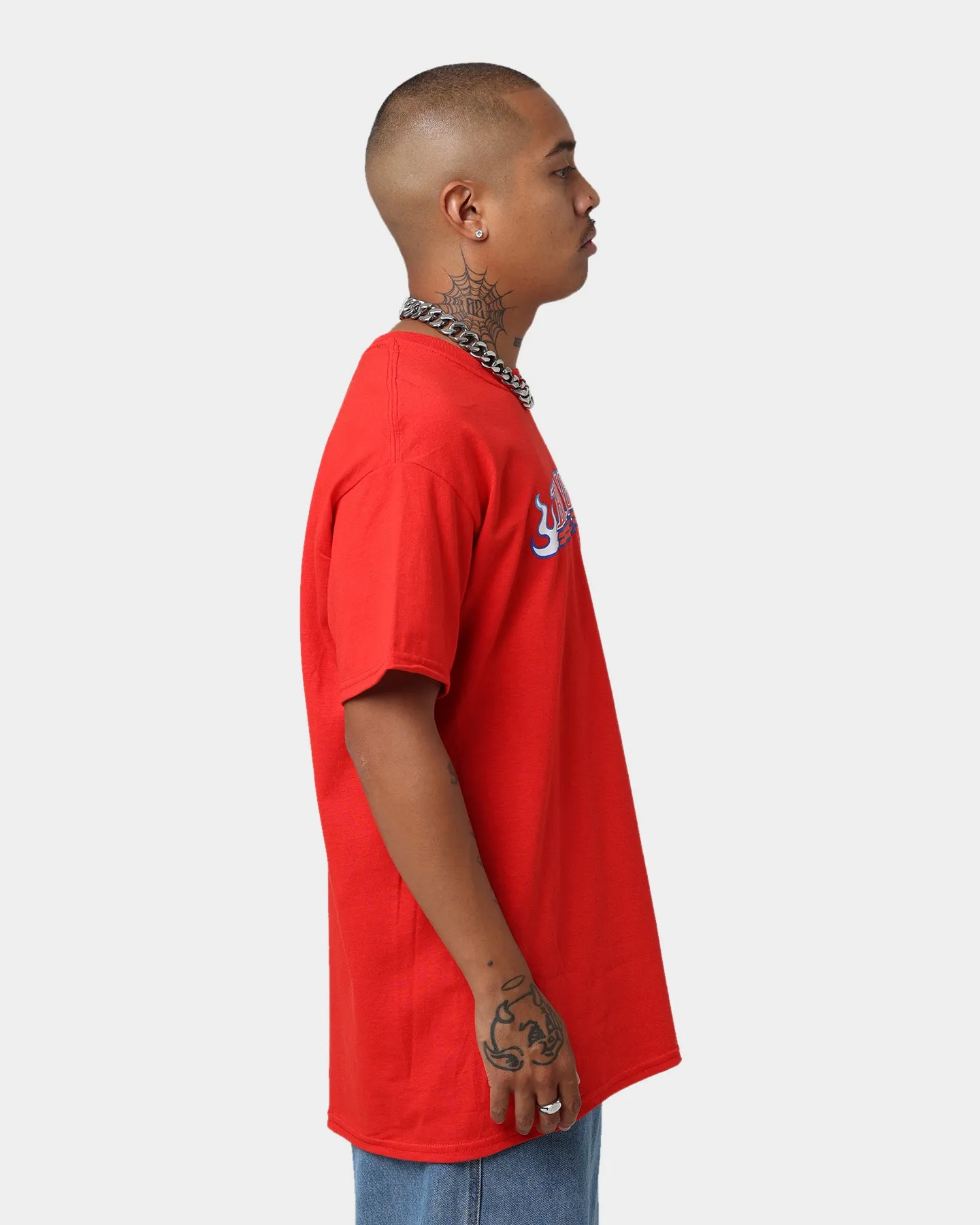 Goat Crew Goat Crew X Bleach Logo T-Shirt Red Timeless Style Essential Casual