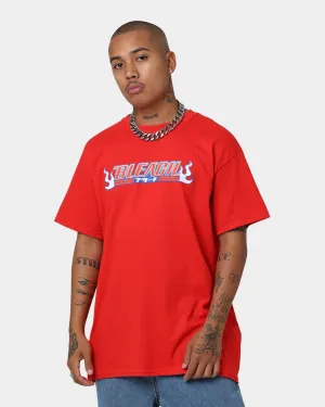 Goat Crew Goat Crew X Bleach Logo T-Shirt Red Outdoor Style Trend