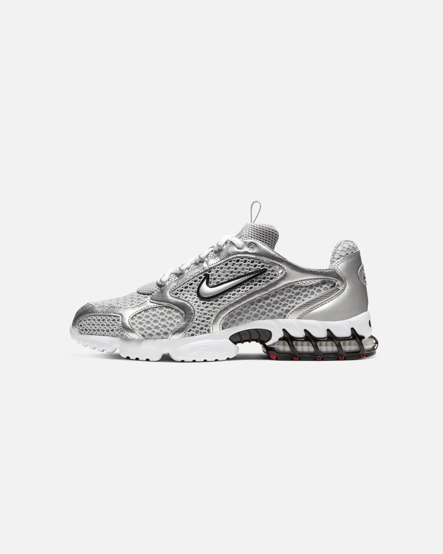 Nike Air Zoom Spiridon Cage 2 Light Smoke Grey/Metallic Silver Flexible Sole Hero Mode