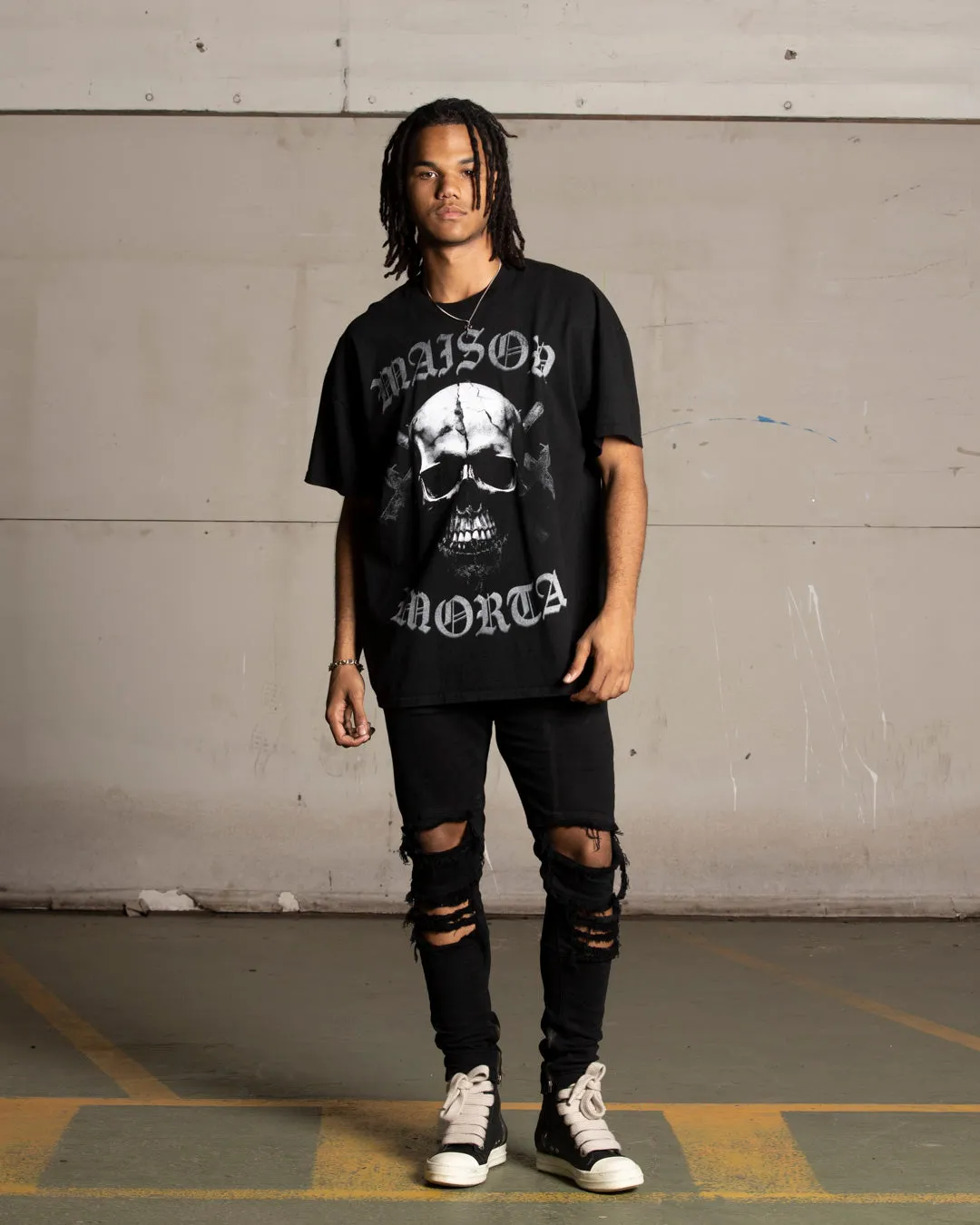 NeutralTonesCollection Saint Morta Maison Morta Lafayette T-Shirt Black