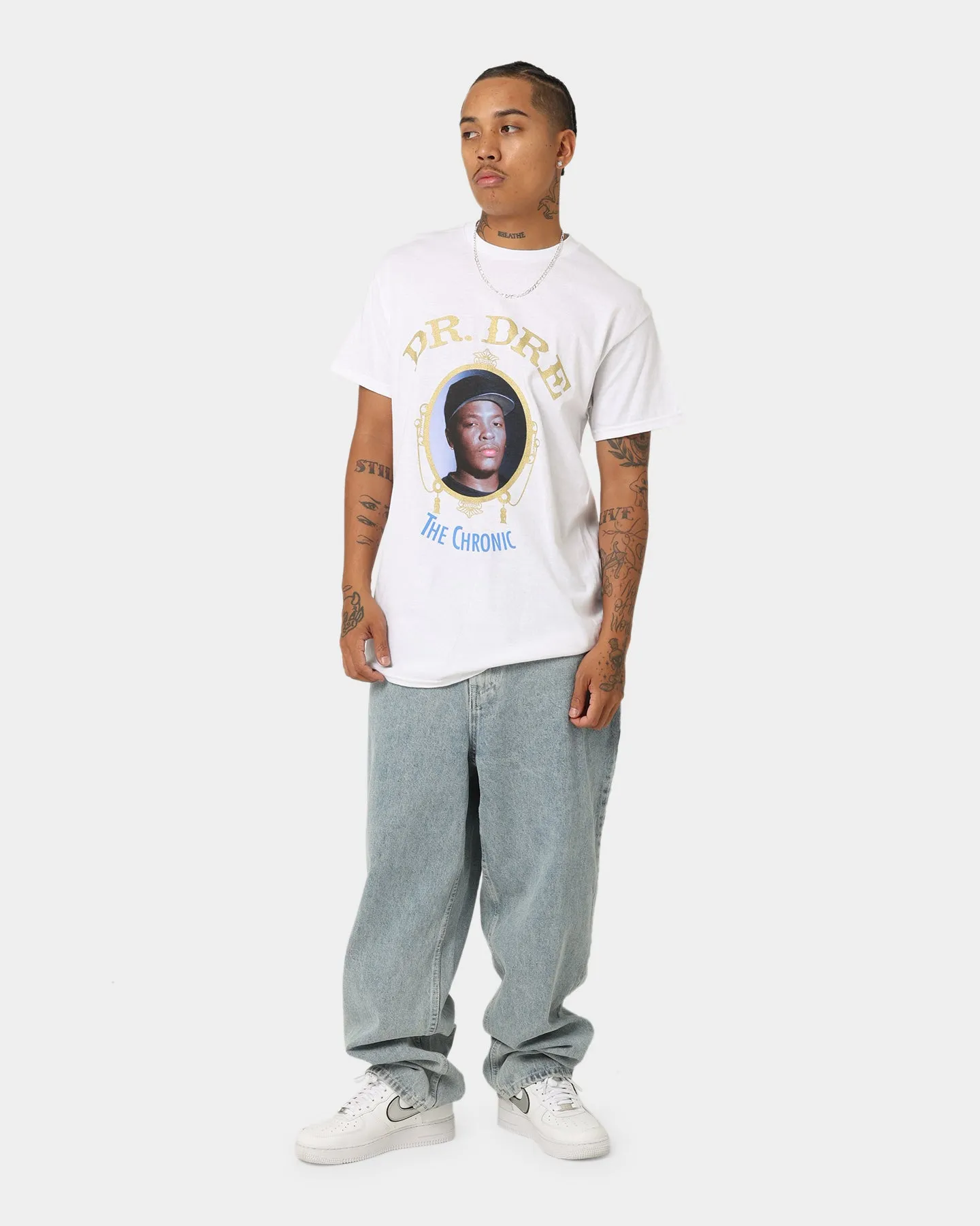 Sustainable production Light Design Dr Dre The Chronic T-Shirt White