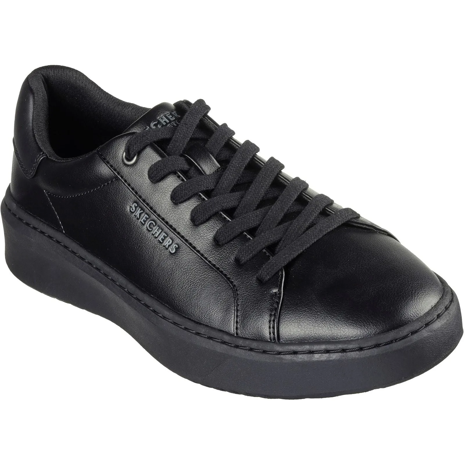 Skechers Mens Court Break Suit Sneaker Black Non Toxic Materials Impact Resistance