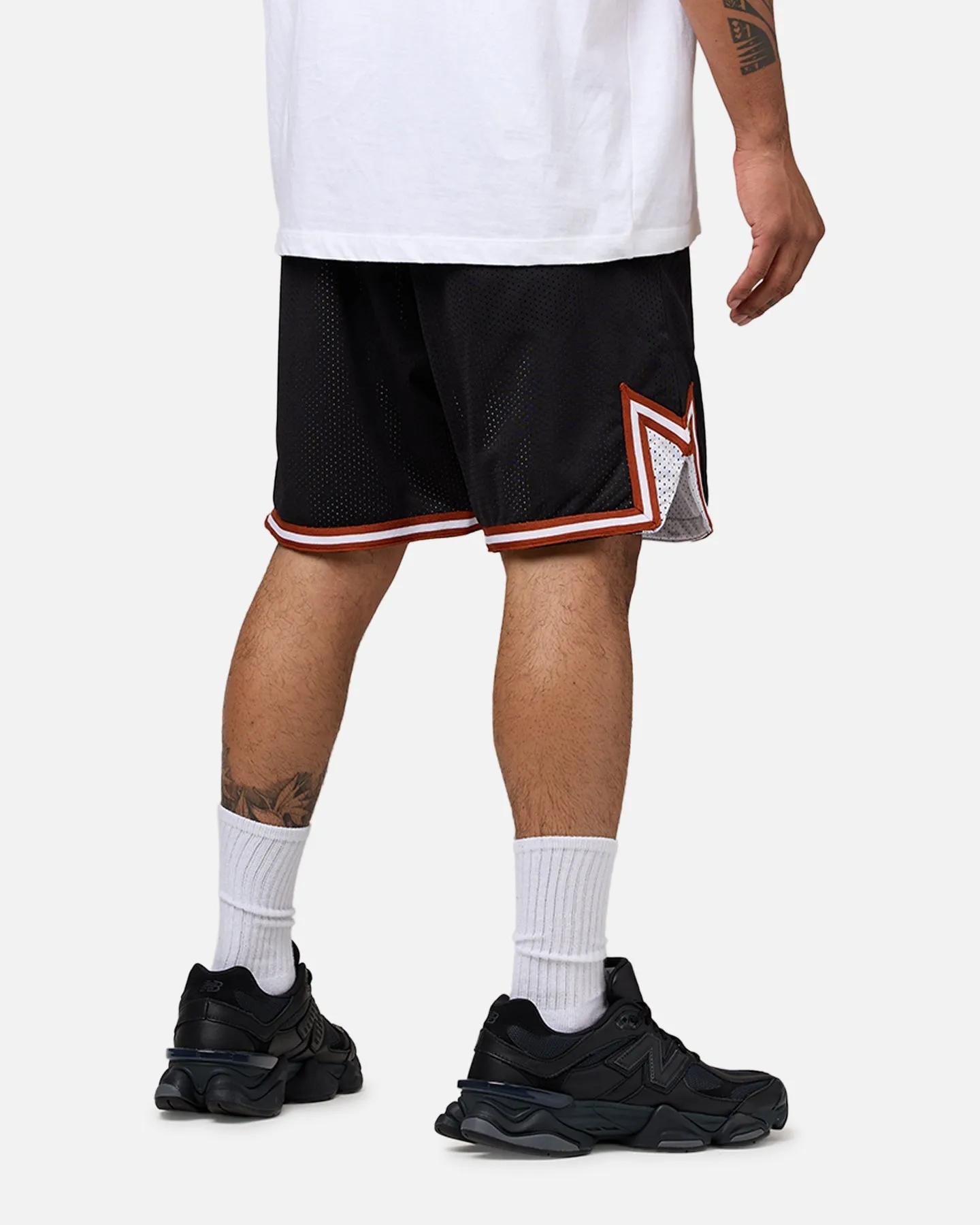 Sports Wear Fitted Design Market Dulldogs Mesh Shorts Black