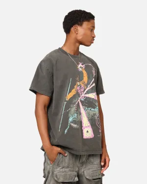Marvel X-Men Gambit Heavyweight T-Shirt Black Wash athletic style
