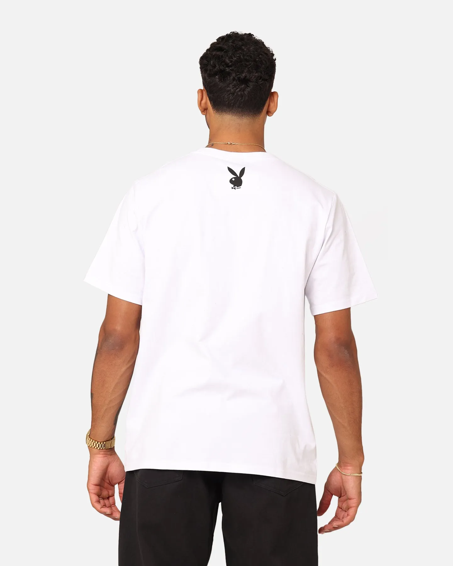 Playboy Playboy Bunny O T-Shirt White Cozy Fit Thermal Regulation Layer