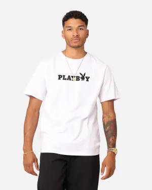 Perfect Comfort Wear High Density Knit Playboy Playboy Bunny O T-Shirt White