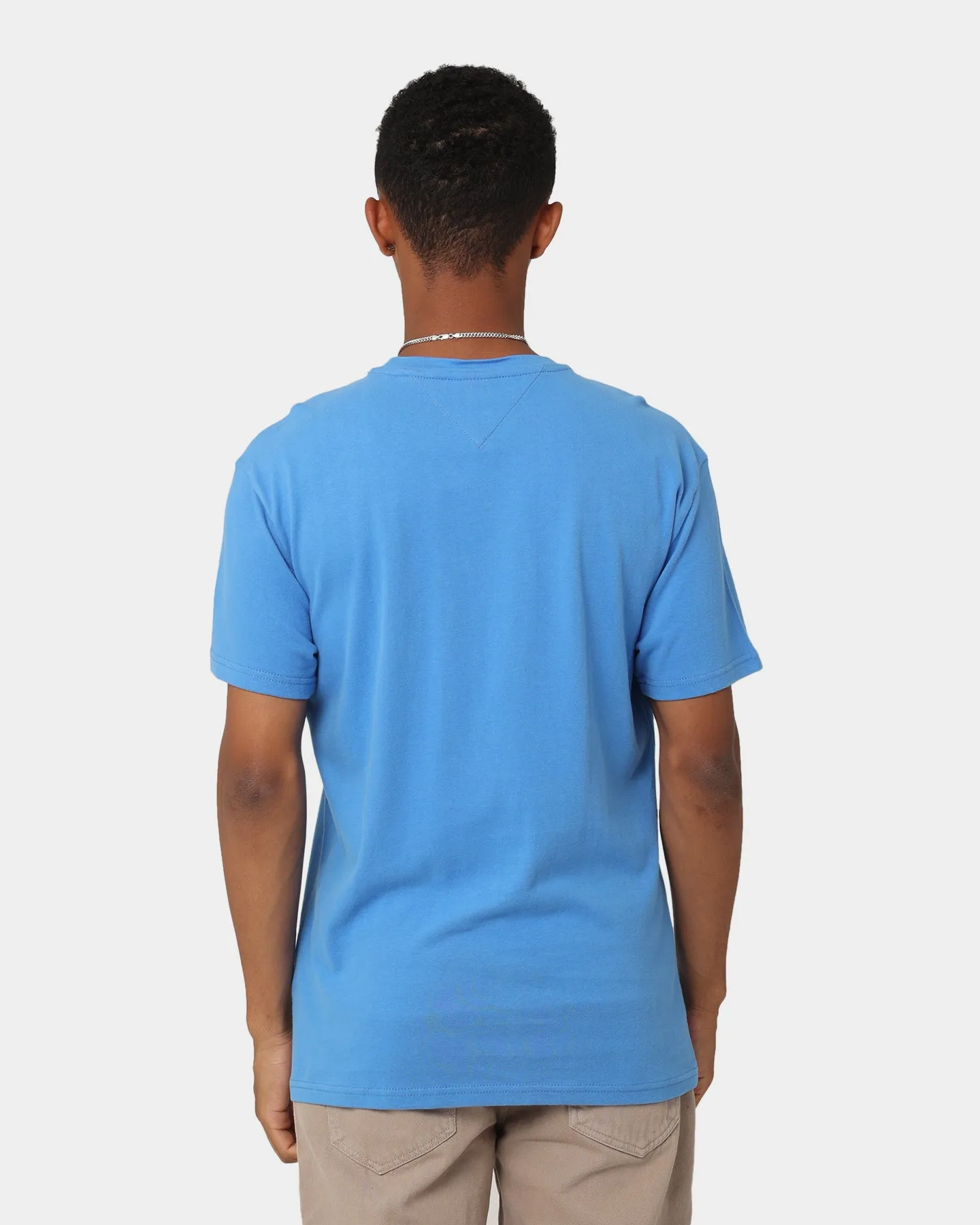 Tommy Jeans TJM Classic Collegiate T-Shirt Mesmerizing Blue Moisture Wicking Fabric
