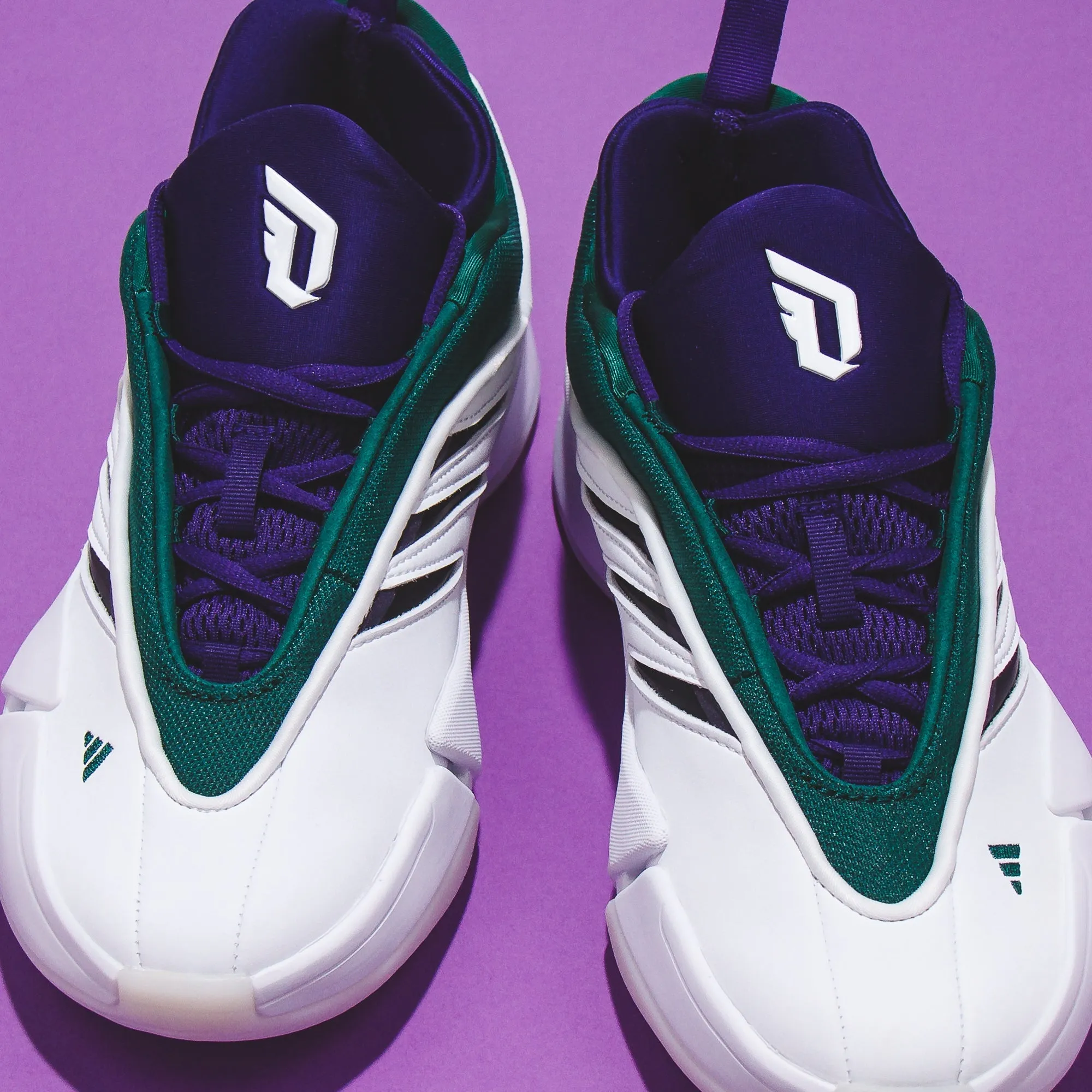 Dynamic Propulsion Plate Adidas Basketball Men Dame 9 White Green IG6603