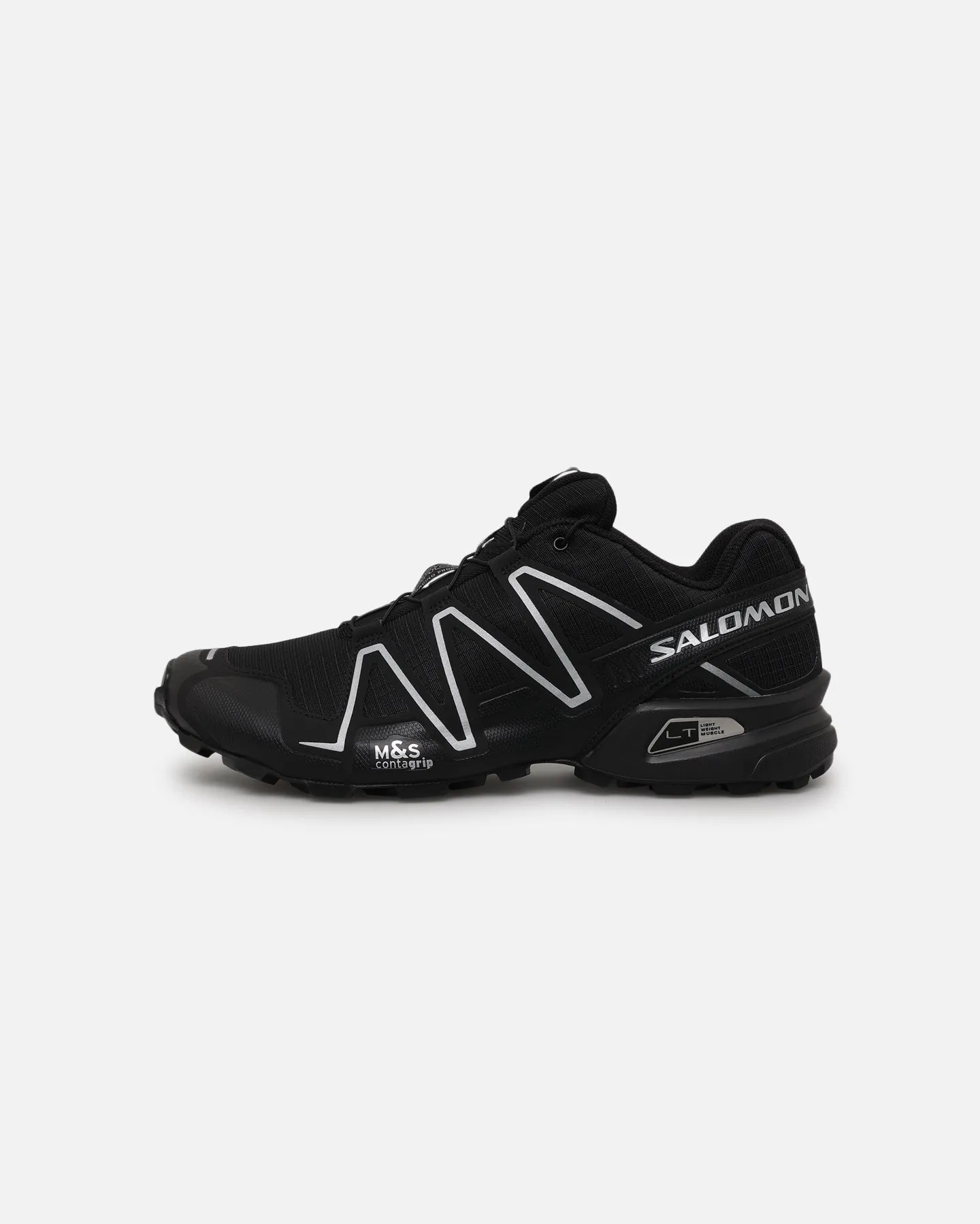 Low Profile Design Ankle Collar Padding Salomon Speedcross 3 Black