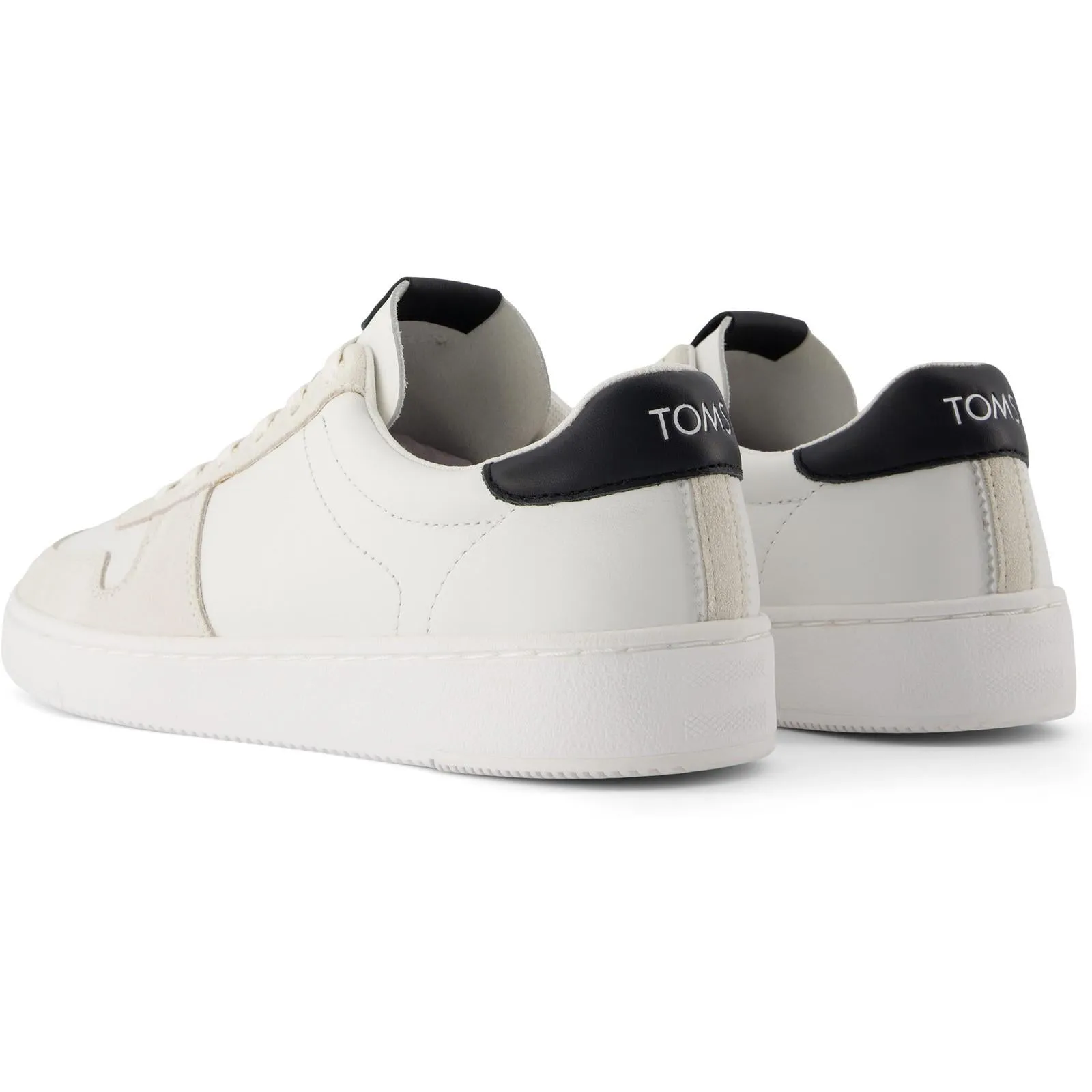 Quick Drying Airport Travel TOMS Mens TRVL LITE Court Trainer White/Black