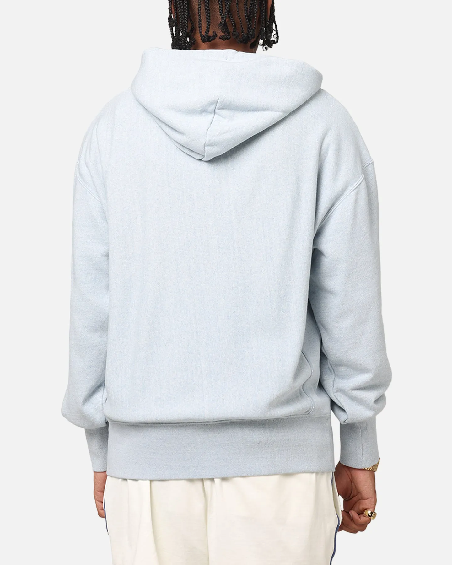 Champion Vintage Logo Sweatshirt Hoodie Oxford Grey Heather High Demand Everyday apparel