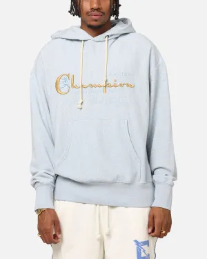 Game day wear Country club style Champion Vintage Logo Sweatshirt Hoodie Oxford Grey Heather