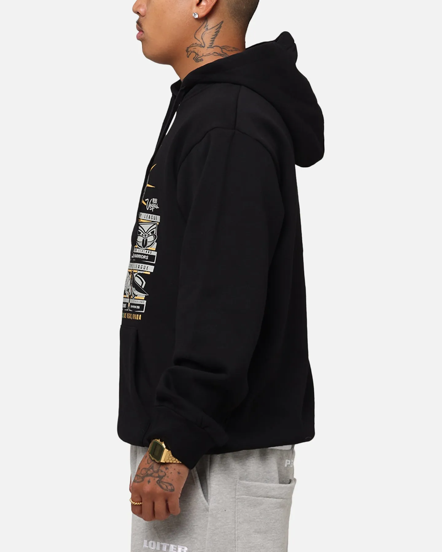 Echidna like Tidwell NRL 2025 Las Vegas Round Sign Hoodie Black