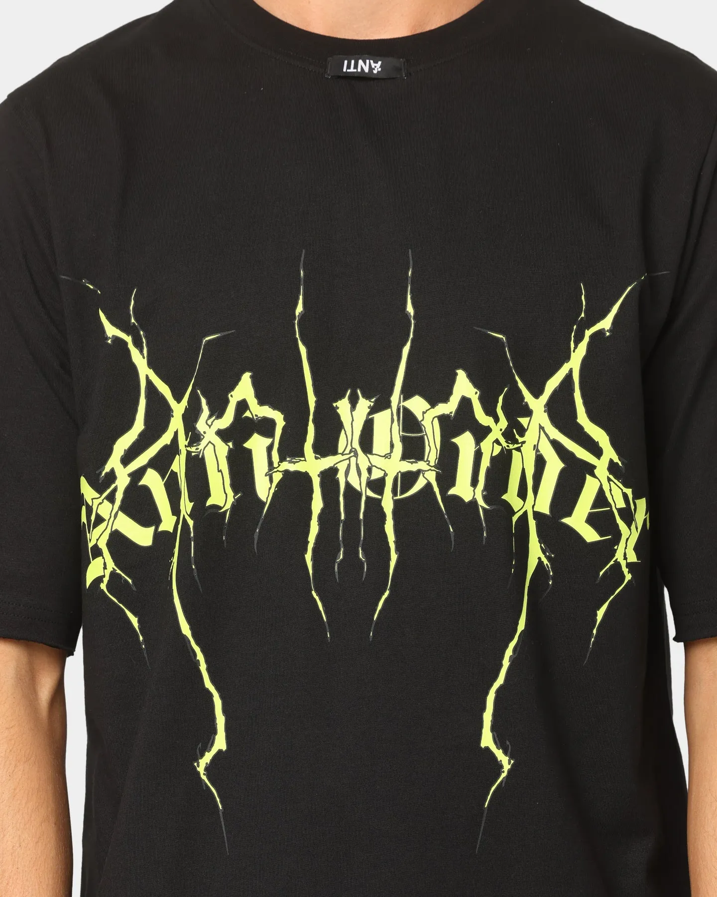 The Anti Order Youthquake T-Shirt Black/Green Prom
