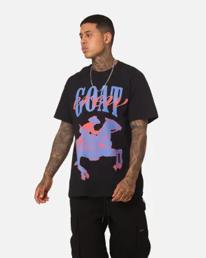 Versatile Comfort Goat Crew The Night Show T-Shirt Black