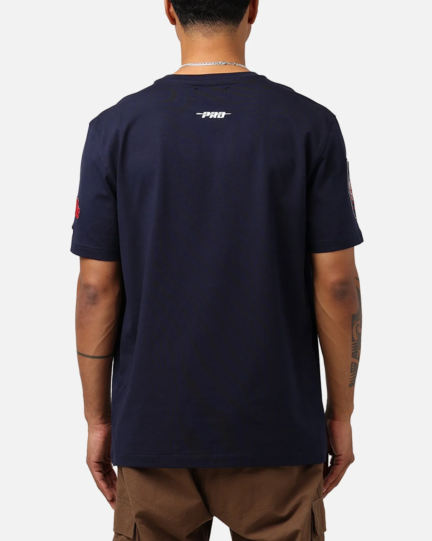 Simple Yet Cozy Loose fitting comfort Pro Standard Atlanta Braves Fast Lane SJ T-Shirt Midnight Navy