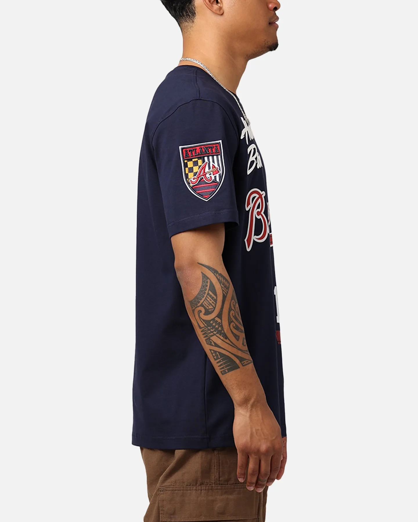 Lightweight Design Pro Standard Atlanta Braves Fast Lane SJ T-Shirt Midnight Navy