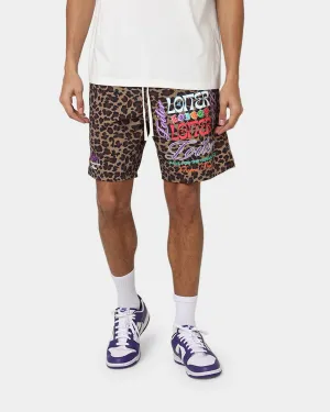 dress shirt Simple Appeal Loiter Forbidden Walk Shorts Leopard