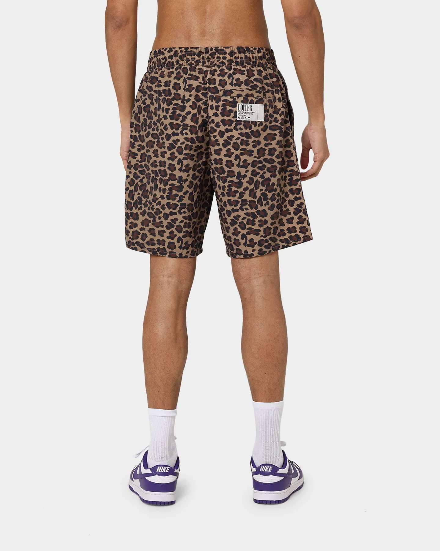 Loiter Forbidden Walk Shorts Leopard Snowboarding Gear Stain Resistant Treatment