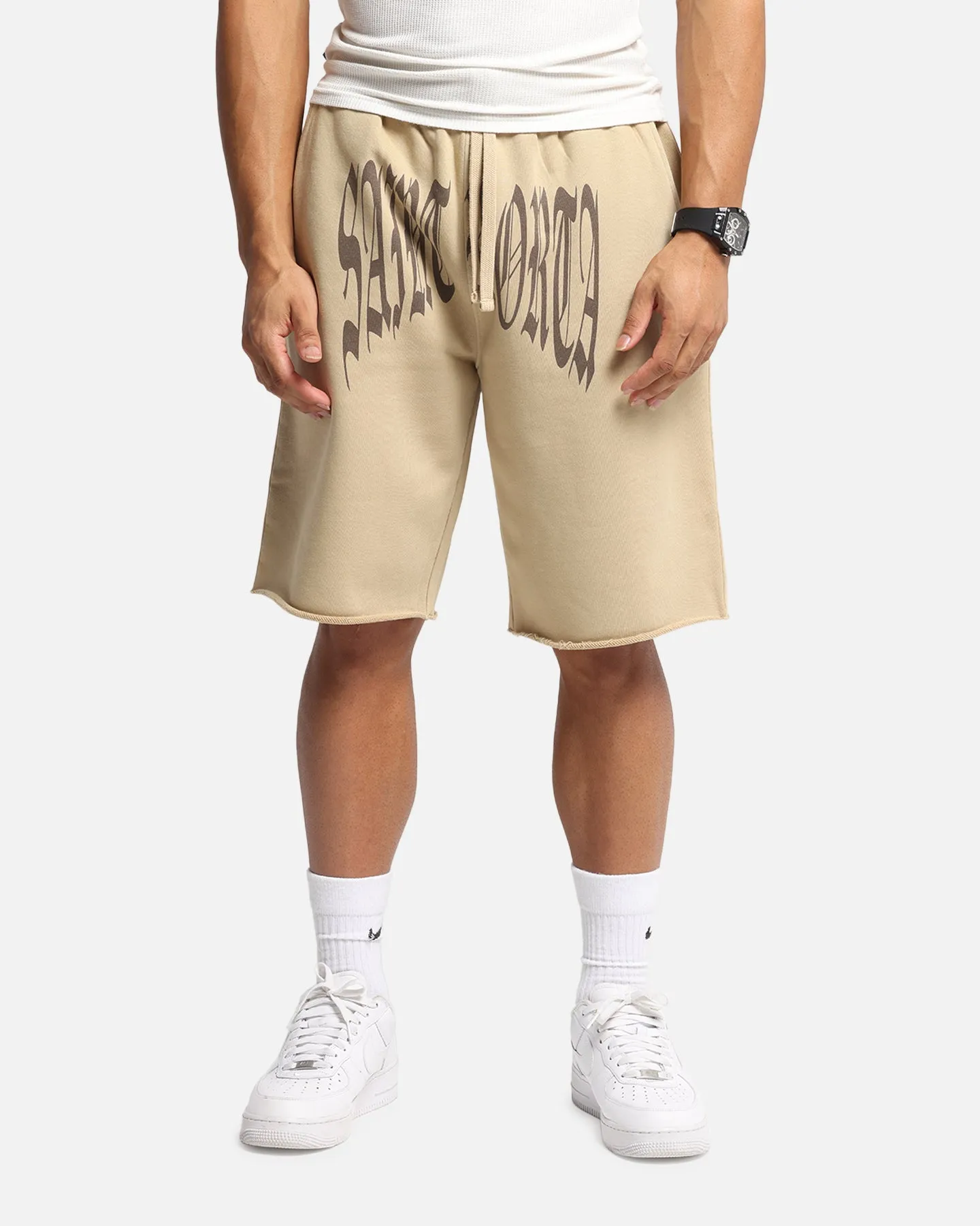 Saint Morta Vill Park Sweat Shorts Pigment Stone Stretch Wear
