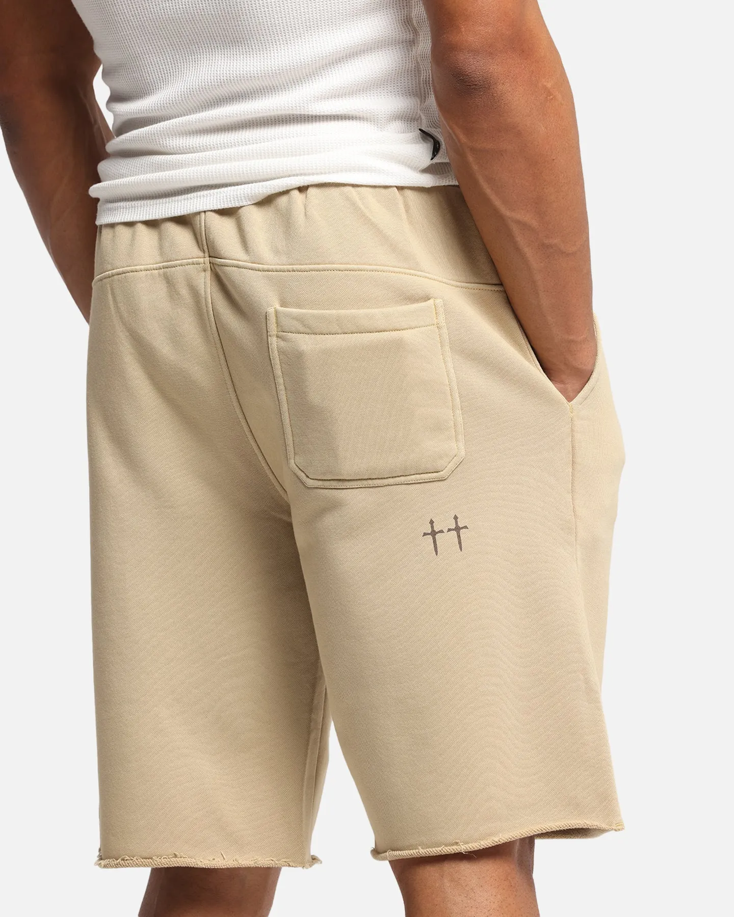 fresh start Saint Morta Vill Park Sweat Shorts Pigment Stone
