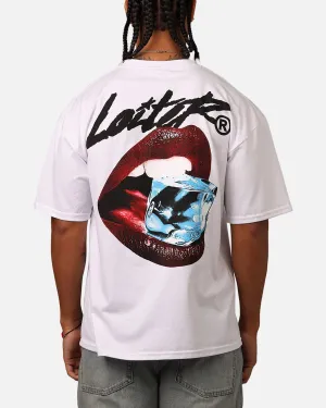 Loiter Cold Lips T-Shirt White family gathering Beach Outfit