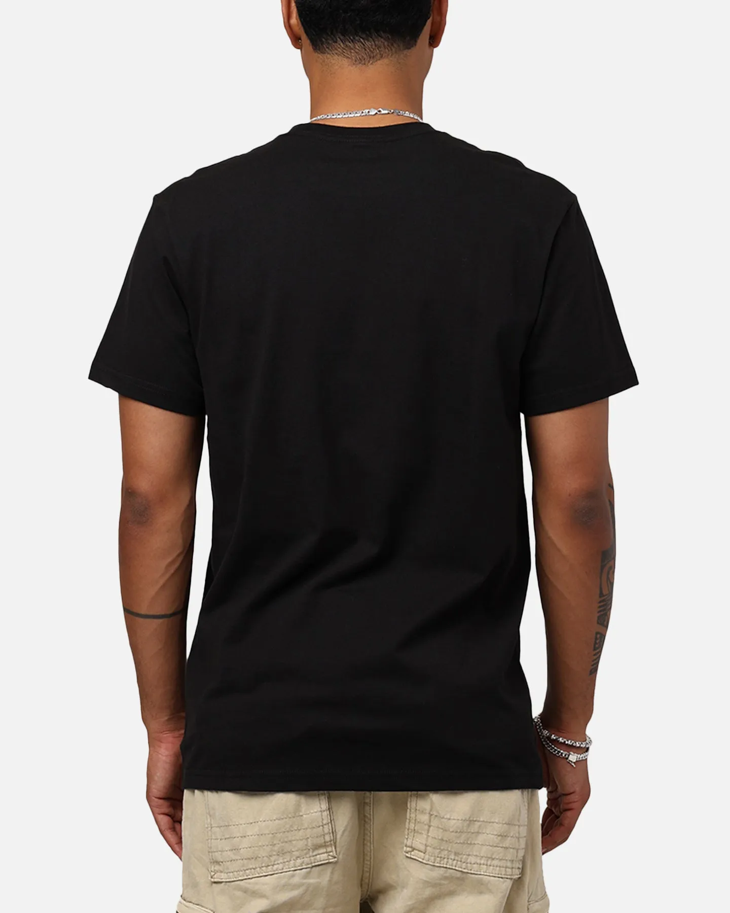 Casual Vibe Wear Overtime Greetings T-Shirt Black