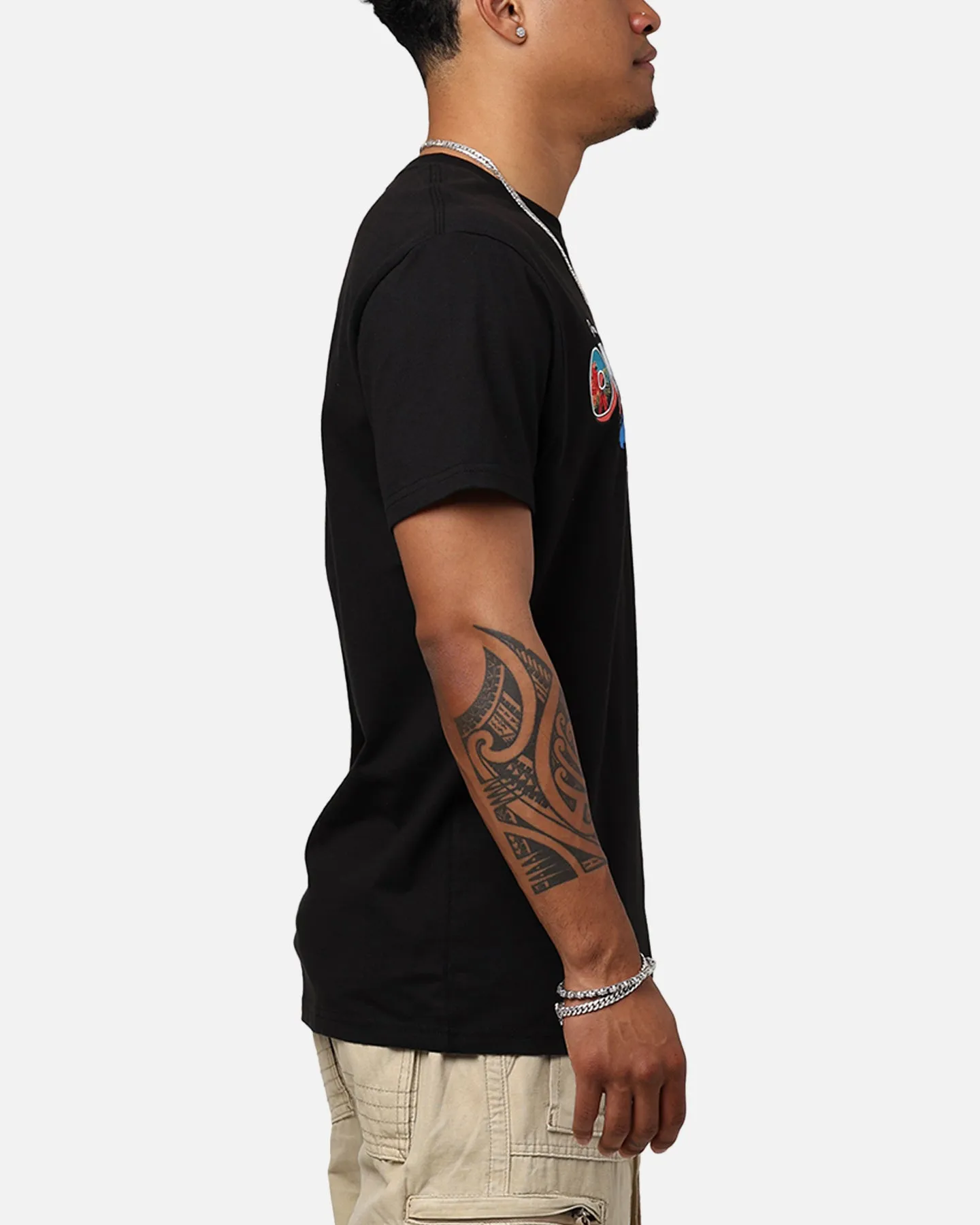UV Protective Coating Overtime Greetings T-Shirt Black