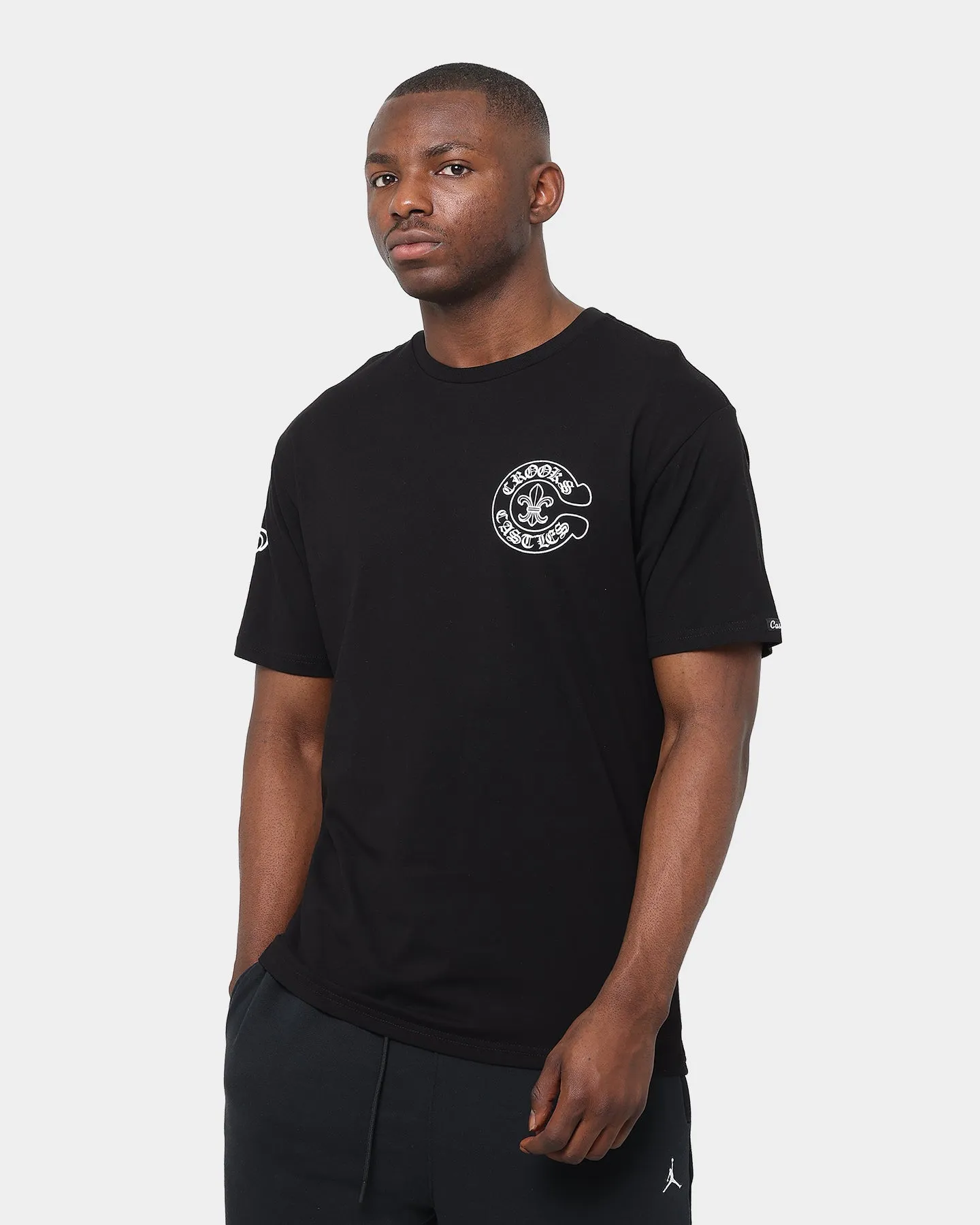 Timeless Appeal Perfectly Fit Crooks & Castles Gothic C T-Shirt Black
