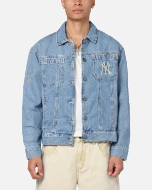 Reflective Trim suitable for sunny days New Era New York Yankees MLB Denim Jacket Denim