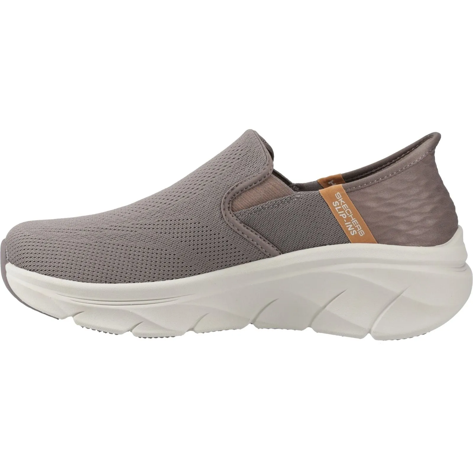 Pack Safe Skechers Mens D'Lux Walker 2.0 Shoes Brown