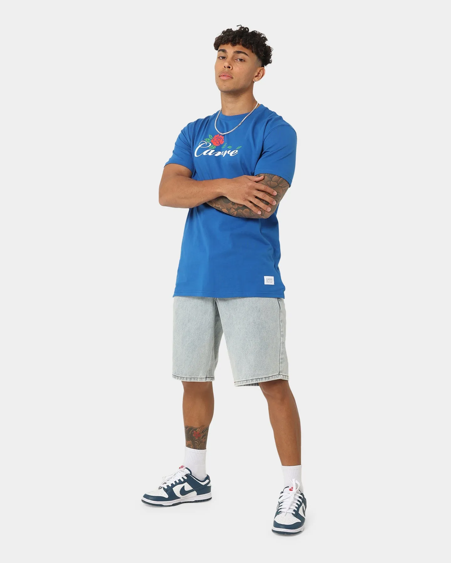 Carr?? LA Rose T-Shirt Blue Versatile Look
