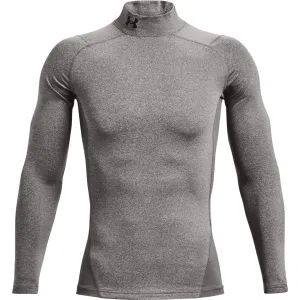 UA Mens CG Armour Comp Mock Grey TearResistant Material