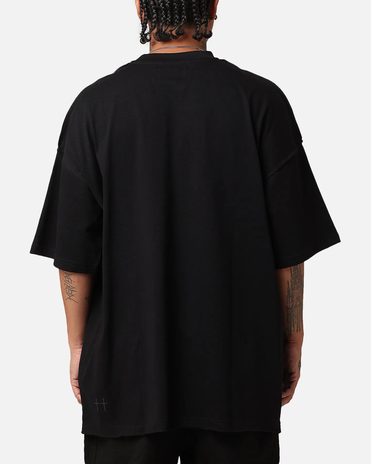 Saint Morta Shadow King T-Shirt Black Indoor clothing Multi Panel Design