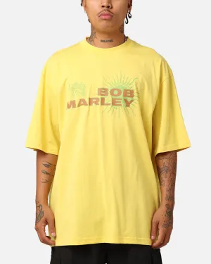 Bob Marley Portrait T-Shirt Gold FlexibleCollarOptions Layered Collar