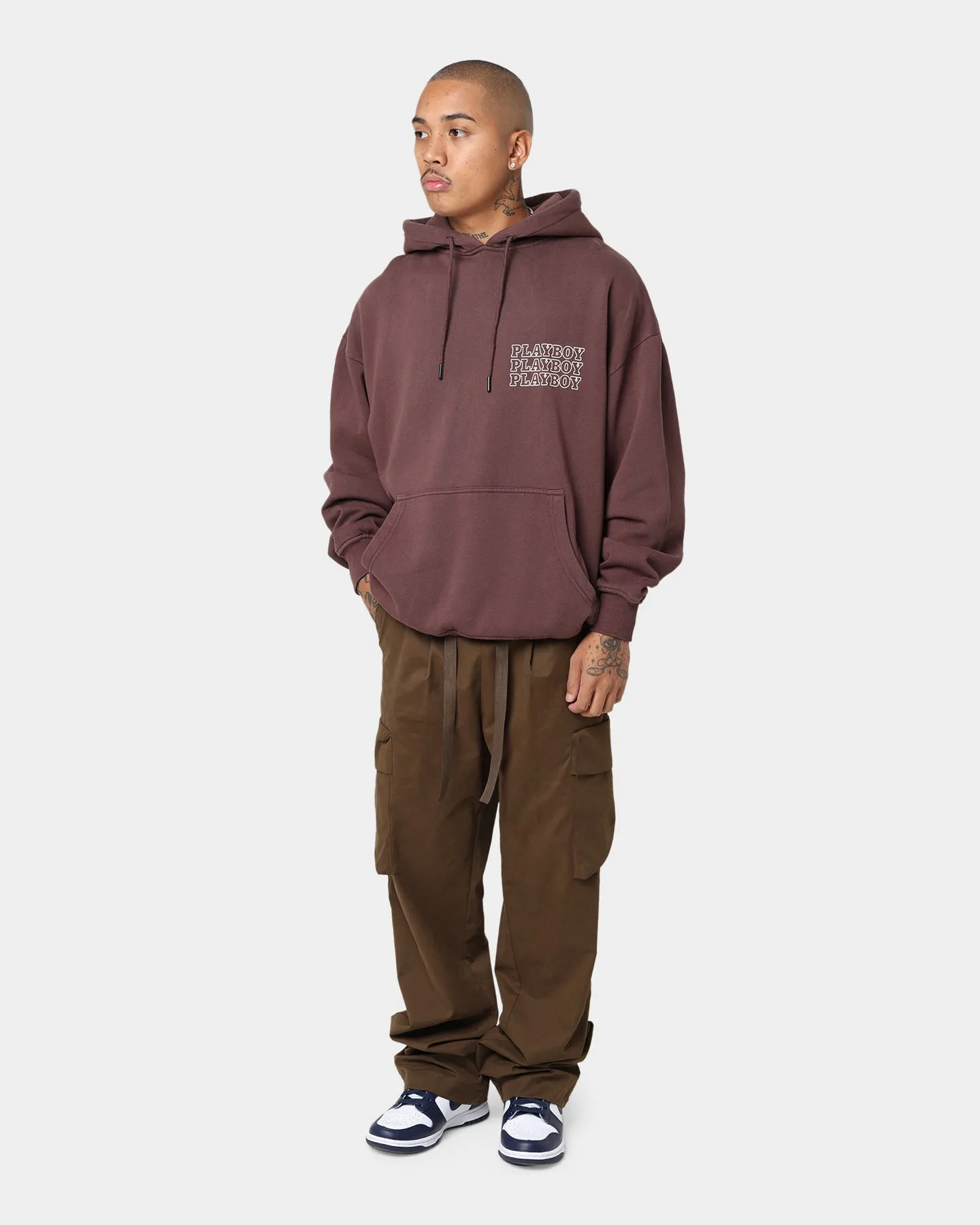 countryside drive Lynx like Playboy November 2013 Sepia Hoodie Brown