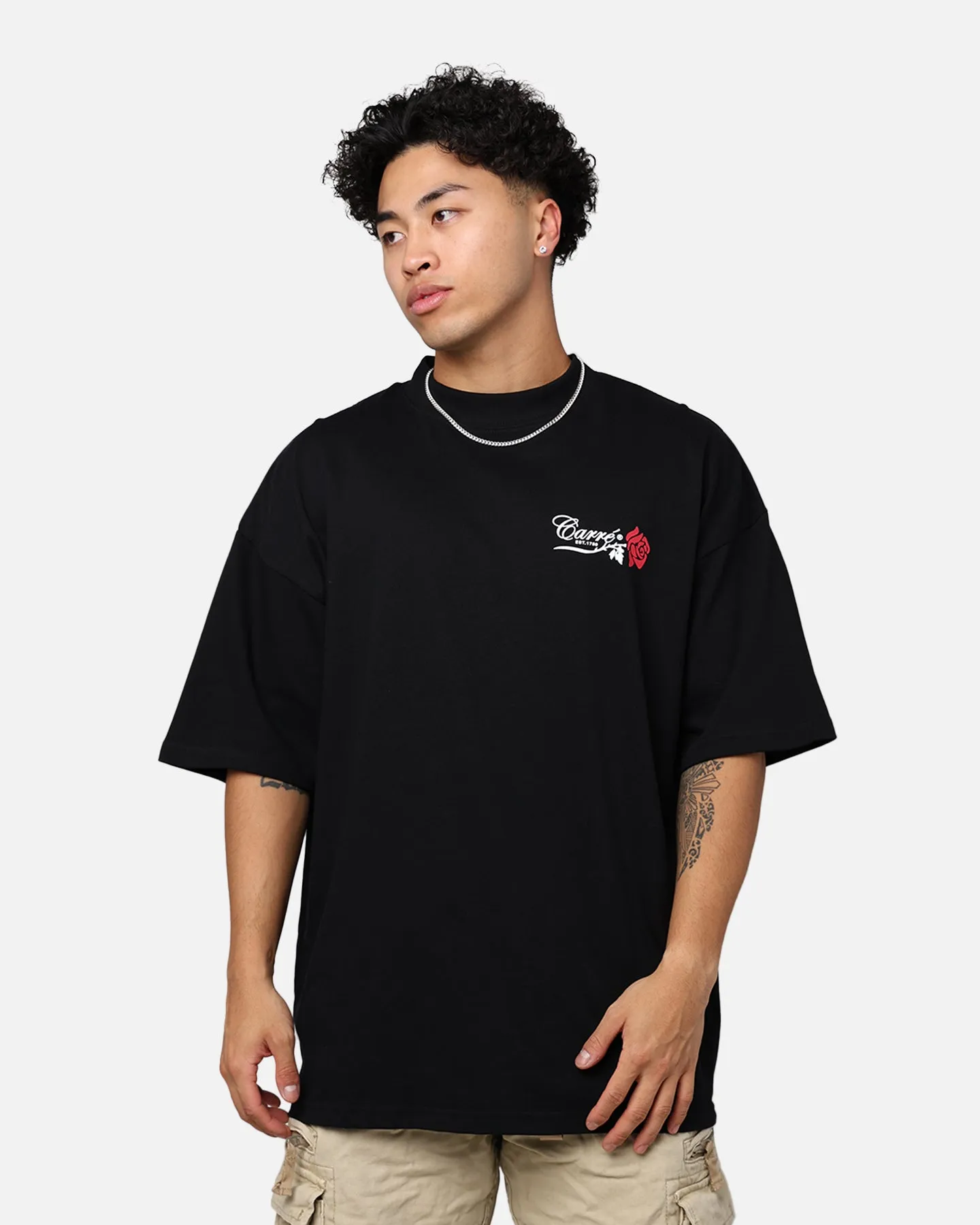 Carr?? Rara Oversized T-Shirt Black Relaxed Look