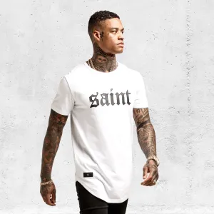 Saint Morta Cambronne El Duplo SS Tee White/Black Breezy Design Casual Wearable