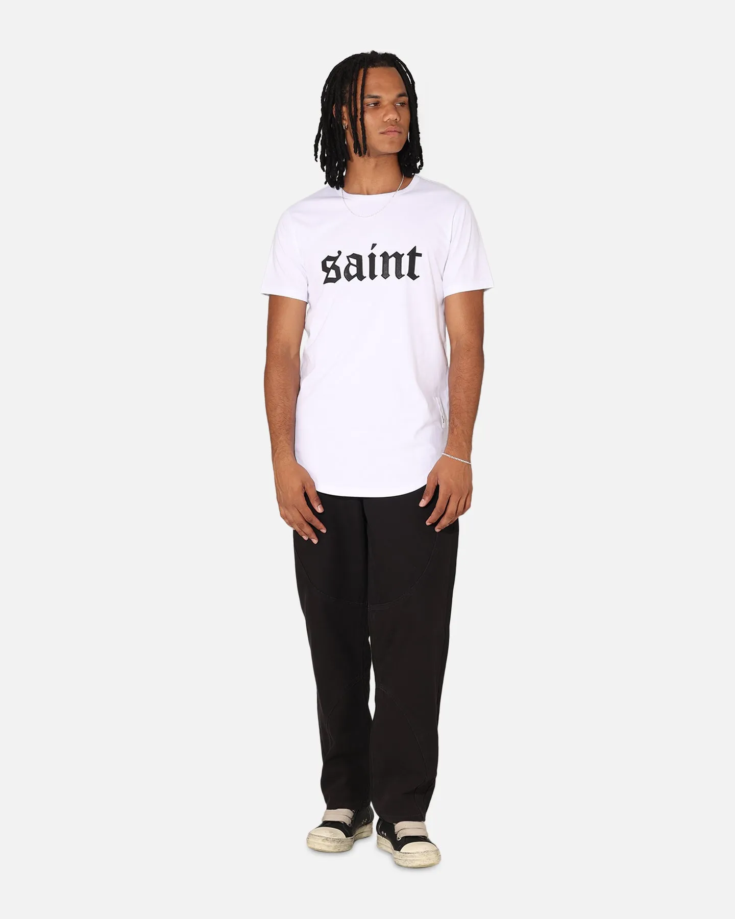 High Density Weave Trendy Vibe Saint Morta Cambronne El Duplo SS Tee White/Black