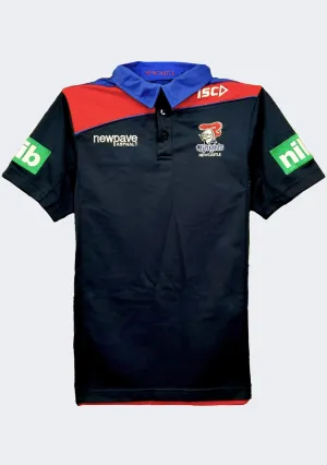 Non Restrictive Cuff Flexible Ribbed Collar ISC Men's Newcastle Knights Polycotton Polo
