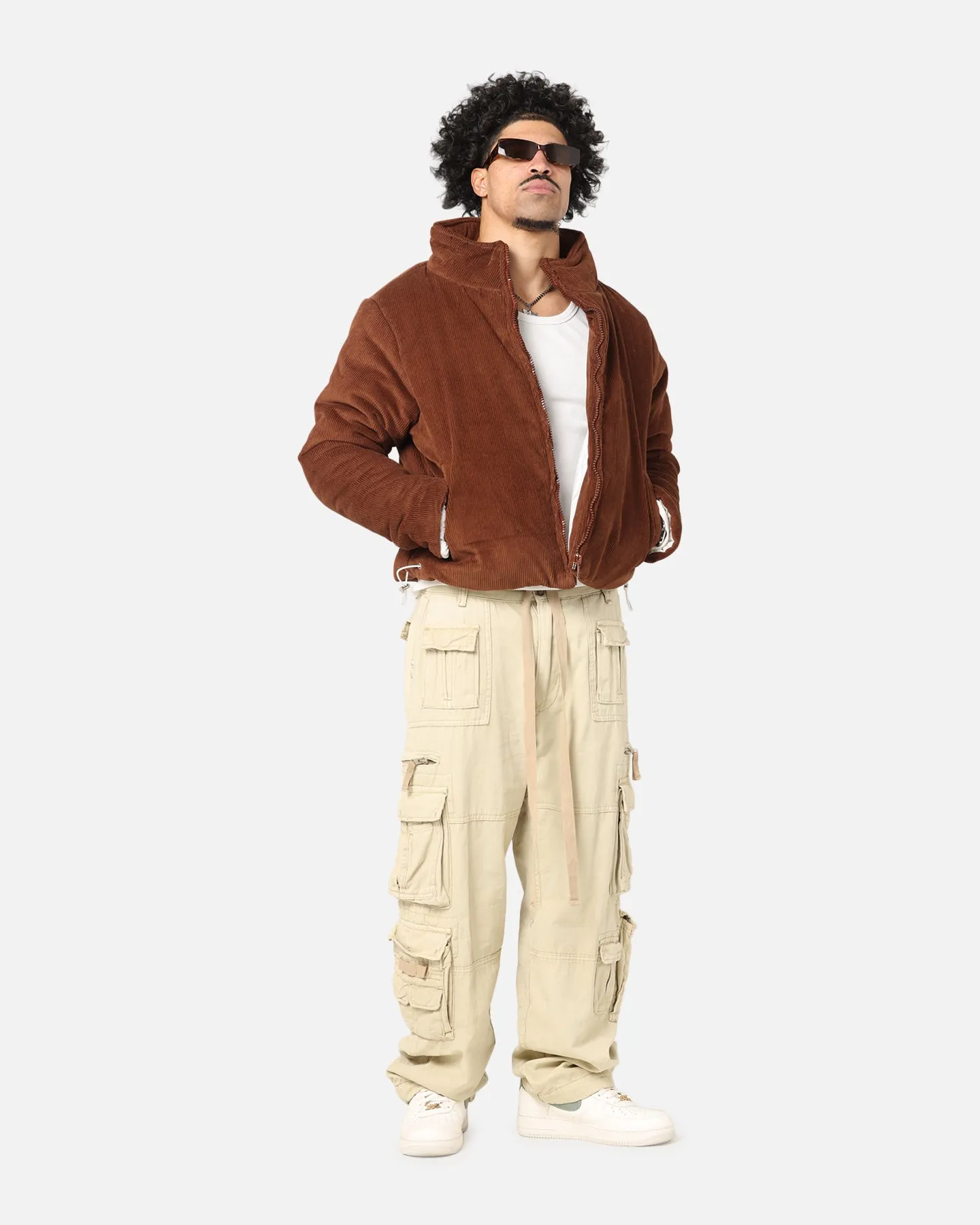 Blueprint XXIII Corduroy Flight Jacket Brown